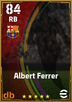 Albert Ferrer eFootball player card