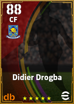 Didier Drogba — CF, OVR 88, MAX 88