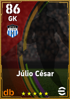 Júlio César — GK, OVR 86, MAX 86