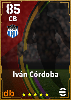 Iván Córdoba — CB, OVR 85, MAX 85