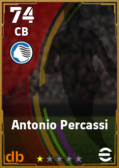 Antonio Percassi — CB, OVR 74, MAX 74