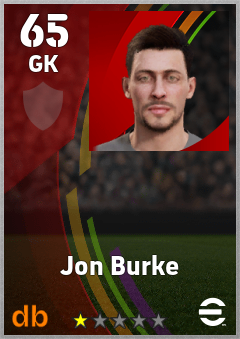 Jon Burke eFootball player card