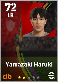 Yamazaki Haruki eFootball player card