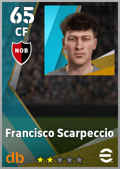 Francisco Scarpeccio — CF, OVR 65, MAX 65