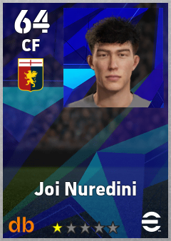 Joi Nuredini — CF, OVR 64, MAX 64
