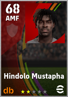 Hindolo Mustapha — AMF, OVR 68, MAX 68