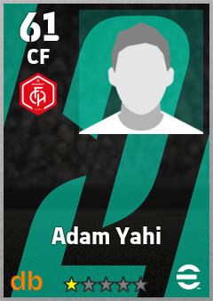 Adam Yahi — CF, OVR 61, MAX 61
