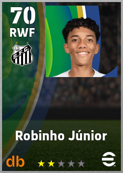Robinho Júnior — RWF, OVR 70, MAX 70