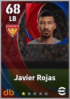 Javier Rojas — LB, OVR 68, MAX 68