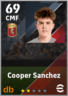 Cooper Sanchez — CMF, OVR 69, MAX 69
