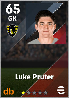 Luke Pruter eFootball player card