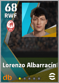 Lorenzo Albarracín — RWF, OVR 68, MAX 68