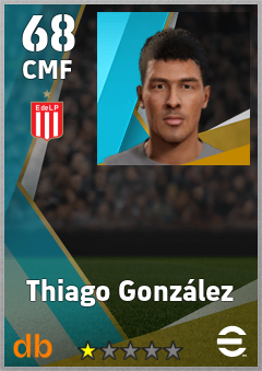 Thiago González — CMF, OVR 68, MAX 68