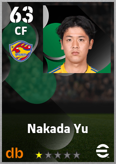 Nakada Yu — CF, OVR 63, MAX 63