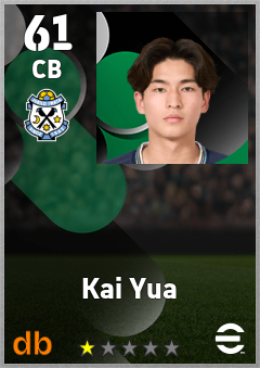 Kai Yua — CB, OVR 61, MAX 61