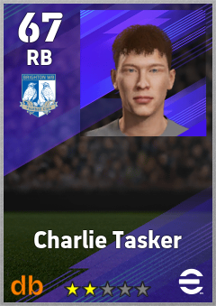 Charlie Tasker eFootball player card