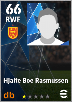 Hjalte Boe Rasmussen — RWF, OVR 66, MAX 66