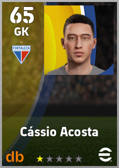 Cássio Acosta — GK, OVR 65, MAX 65
