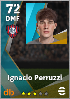 Ignacio Perruzzi — DMF, OVR 72, MAX 72