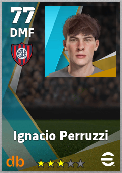 Ignacio Perruzzi — DMF, OVR 77, MAX 77