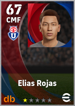 Elias Rojas — CMF, OVR 67, MAX 67