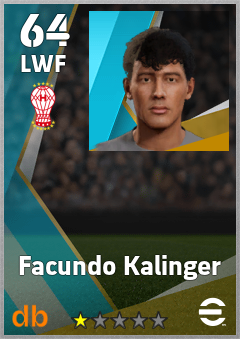 Facundo Kalinger — LWF, OVR 64, MAX 64
