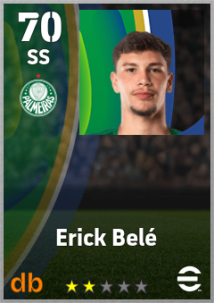 Erick Belé — SS, OVR 70, MAX 70