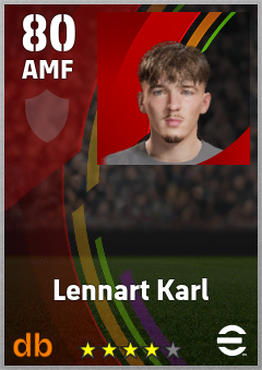 Lennart Karl — AMF, OVR 80, MAX 80