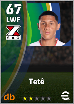 Tetê eFootball player card