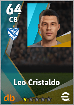 Leo Cristaldo — CB, OVR 64, MAX 64