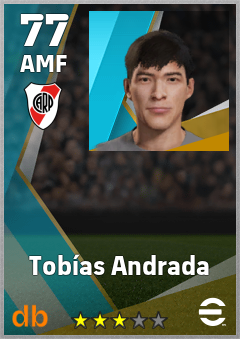 Tobías Andrada — AMF, OVR 77, MAX 77