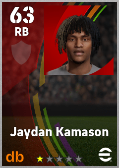 Jaydan Kamason eFootball player card