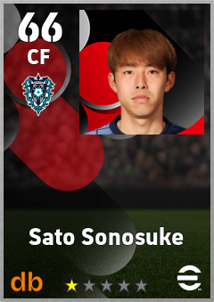 Sato Sonosuke — CF, OVR 66, MAX 66