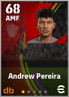 Andrew Pereira — AMF, OVR 68, MAX 68