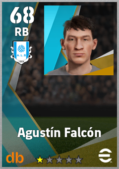 Agustín Falcón — RB, OVR 68, MAX 68