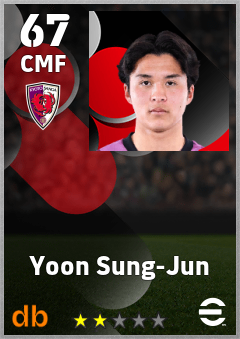 Yoon Sung-Jun — CMF, OVR 67, MAX 67