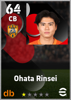 Ohata Rinsei — CB, OVR 64, MAX 64