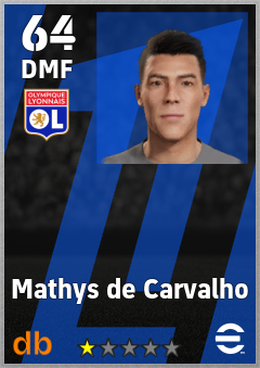 Mathys de Carvalho eFootball player card