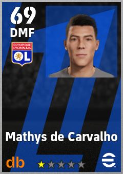 Mathys de Carvalho — DMF, OVR 69, MAX 69