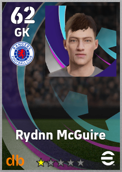 Rydnn McGuire — GK, OVR 62, MAX 62