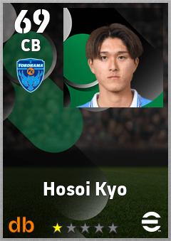 Hosoi Kyo — CB, OVR 69, MAX 69