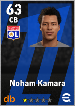 Noham Kamara eFootball player card