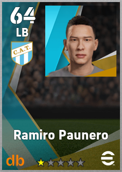 Ramiro Paunero — LB, OVR 64, MAX 64