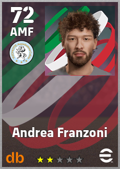 Andrea Franzoni — AMF, OVR 72, MAX 72