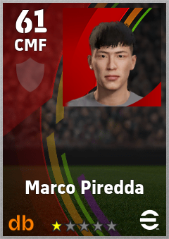 Marco Piredda eFootball player card