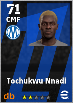Tochukwu Nnadi — CMF, OVR 71, MAX 71