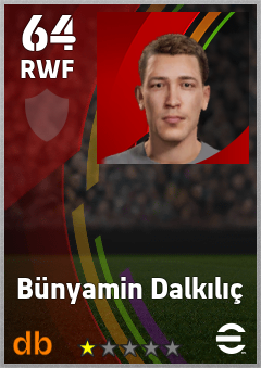 Bünyamin Dalkılıç — RWF, OVR 64, MAX 64