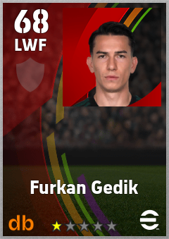 Furkan Gedik — LWF, OVR 68, MAX 68