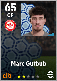 Marc Gutbub — CF, OVR 65, MAX 65