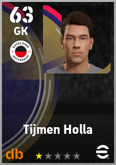 Tijmen Holla — GK, OVR 63, MAX 63